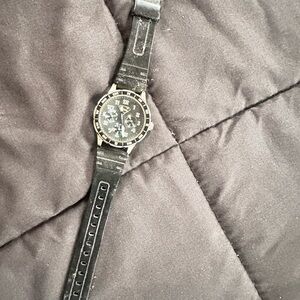 Warner Brothers "Superman" Black Chronograph Men's Watch by Fossil